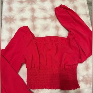 Hot Pink Crop Top Shein